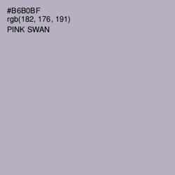 #B6B0BF - Pink Swan Color Image